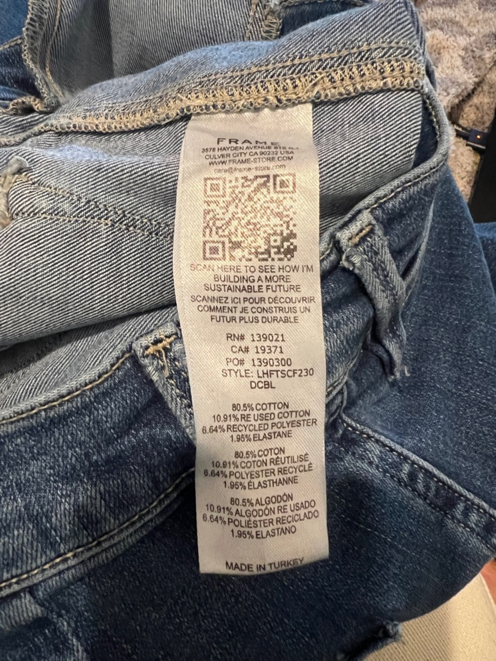 Frame Denim Le High Flare Jeans 24 - Picture 5 of 5